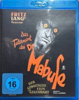 Dr. Mabuse - Das Testament des Dr. Mabuse, Blu-Ray, Top!