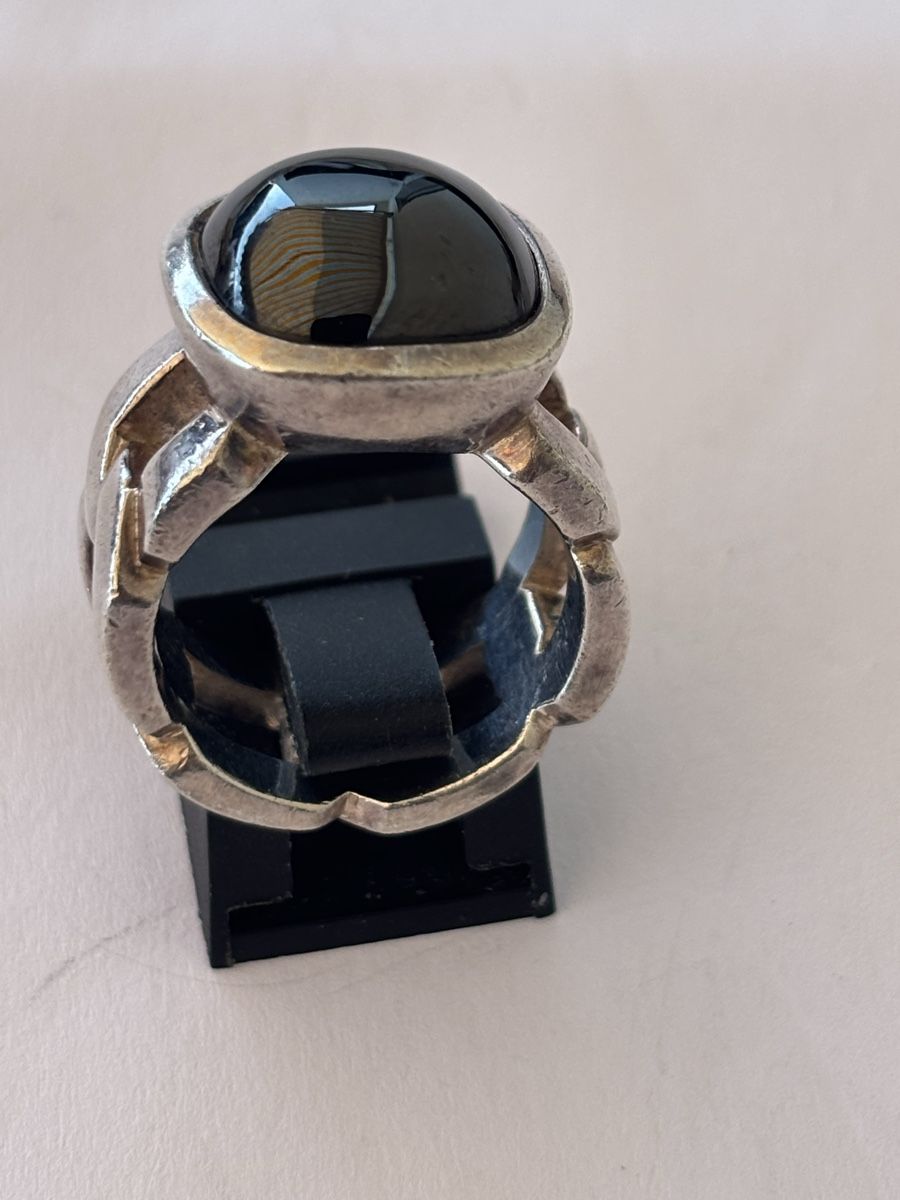 Bagues: Ring Silber 925 /Onix  – D'occasion à Langnau am Albis par flusspflege 2