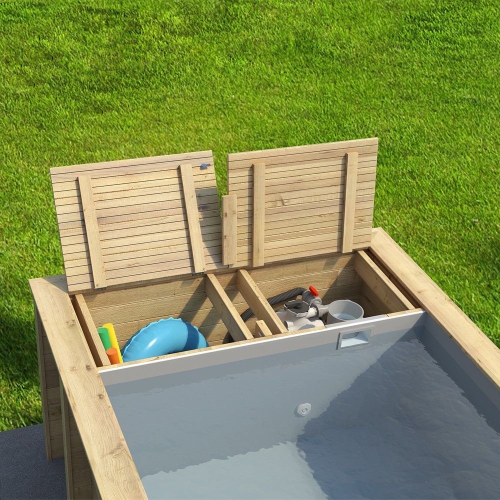 Piscine: Piscine bois Pool'n Box 6.20x2.50. – Nuovo e nell'imballaggio originale da Martigny venduto da ShowroomXL 1