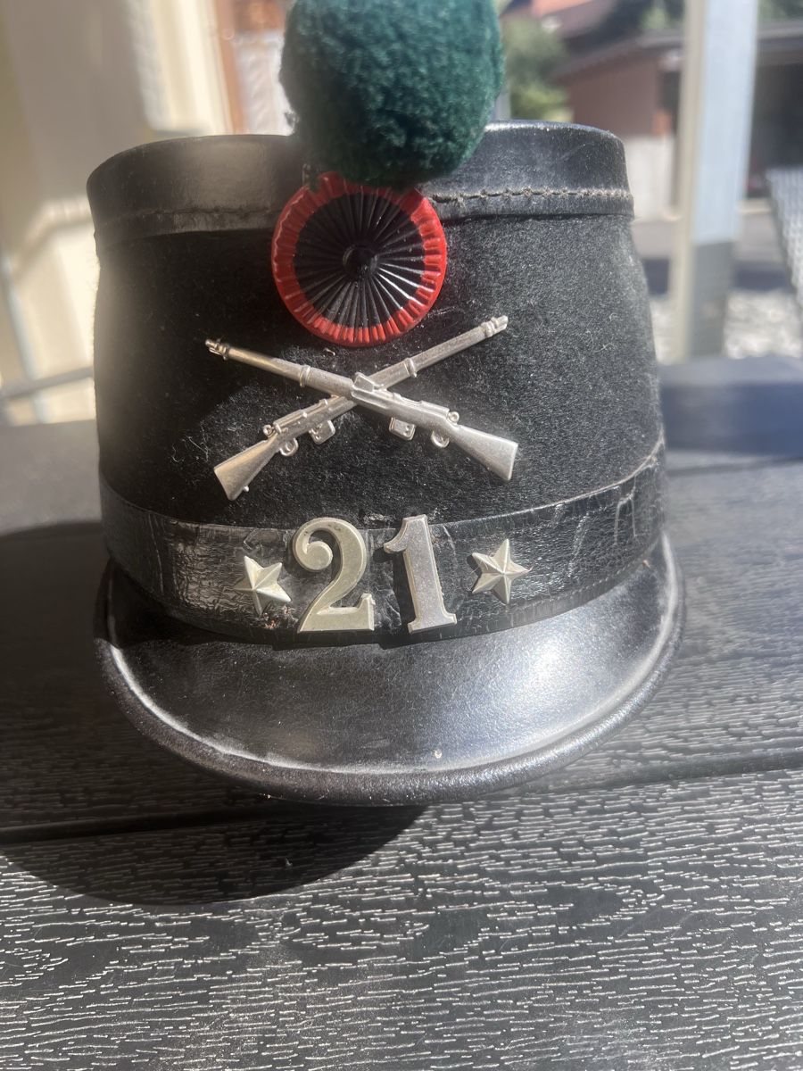 Schweizer Armee Uniformi: Militär Tschako – Usato da Schwanden i/E venduto da Renndino 1