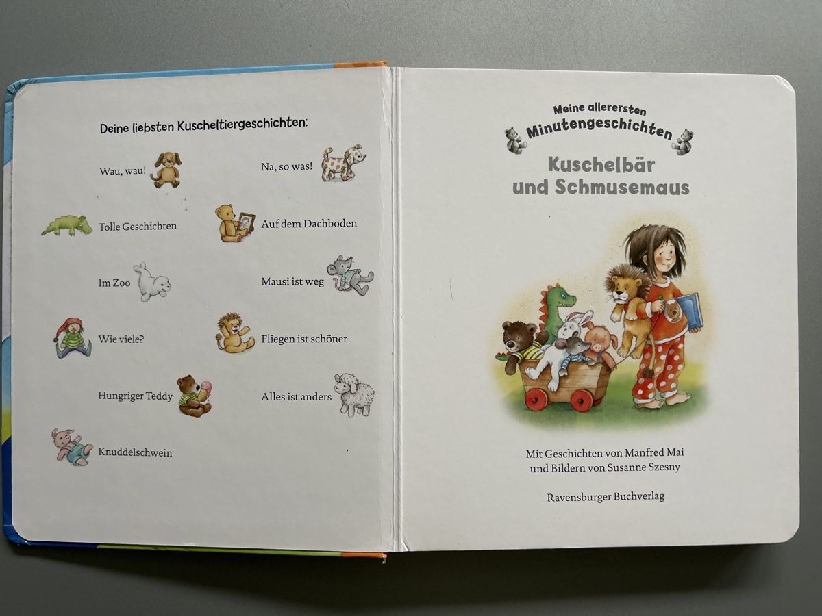 Libri: Minutengeschichten - Kuschelbar und Schmusemaus – Usato da Zürich venduto da Aengely 1