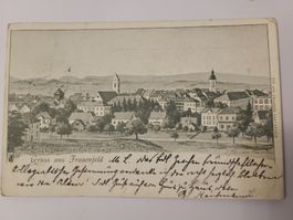 Alte Ansichtskarte von Frauenfeld, 1902 R31