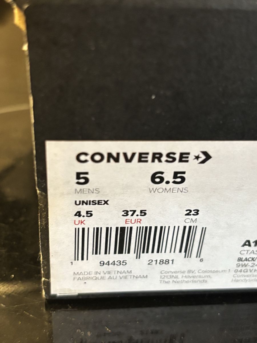 Scarpe da uomo: Converse Chuck Taylor All Black – Nuovo e nell'imballaggio originale da Finhaut venduto da car_nr8b 3