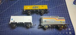 Hornby güterwagen 3 stück HO/DC