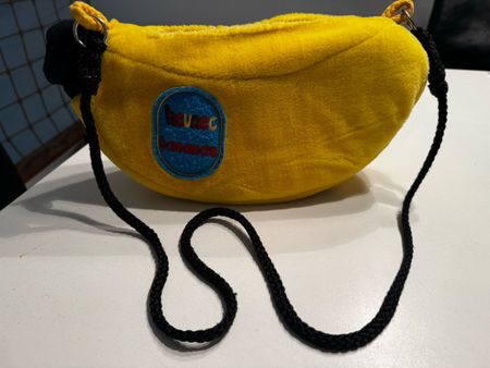 Plüsch Bananen Handtasche