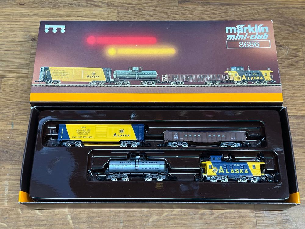Märklin Spur Z 8686 Alaska-Wagen-Set A MHI (Gebraucht) in Brislach für ...