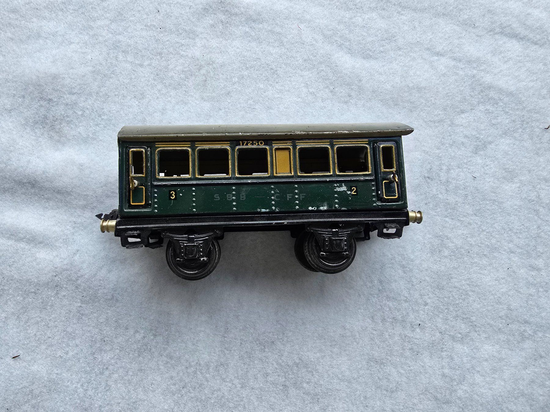Märklin Modellini di ferrovie: alte Modell-Eisenbahn mit Schienen von ca. 1925 – Usato da Bürglen TG venduto da Osi58 2