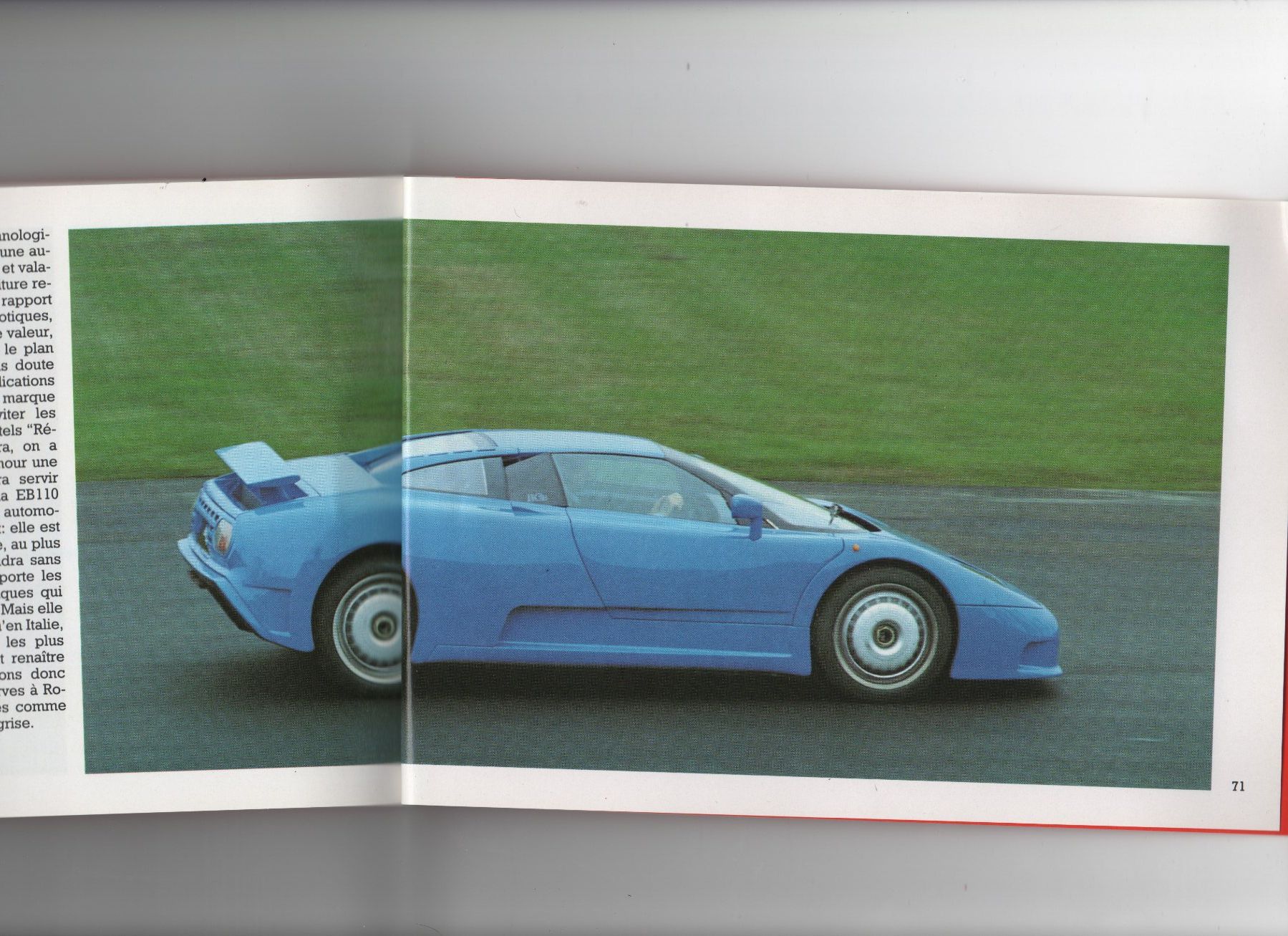 Bugatti Documenti: Prospekt Bugatti EB 110 – Usato da Corminboeuf venduto da corbay 1