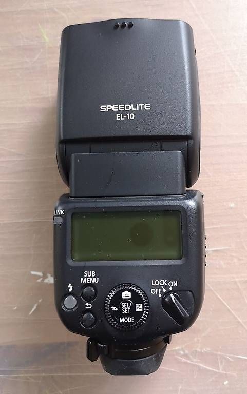 Flash: Canon Speedlite EL-10 mit Transmitter ST-E10 – Usato da Burgdorf venduto da Silva150951