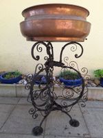 GROSSE ANTIKE GARTENDEKORATION - BLUMENTOPF