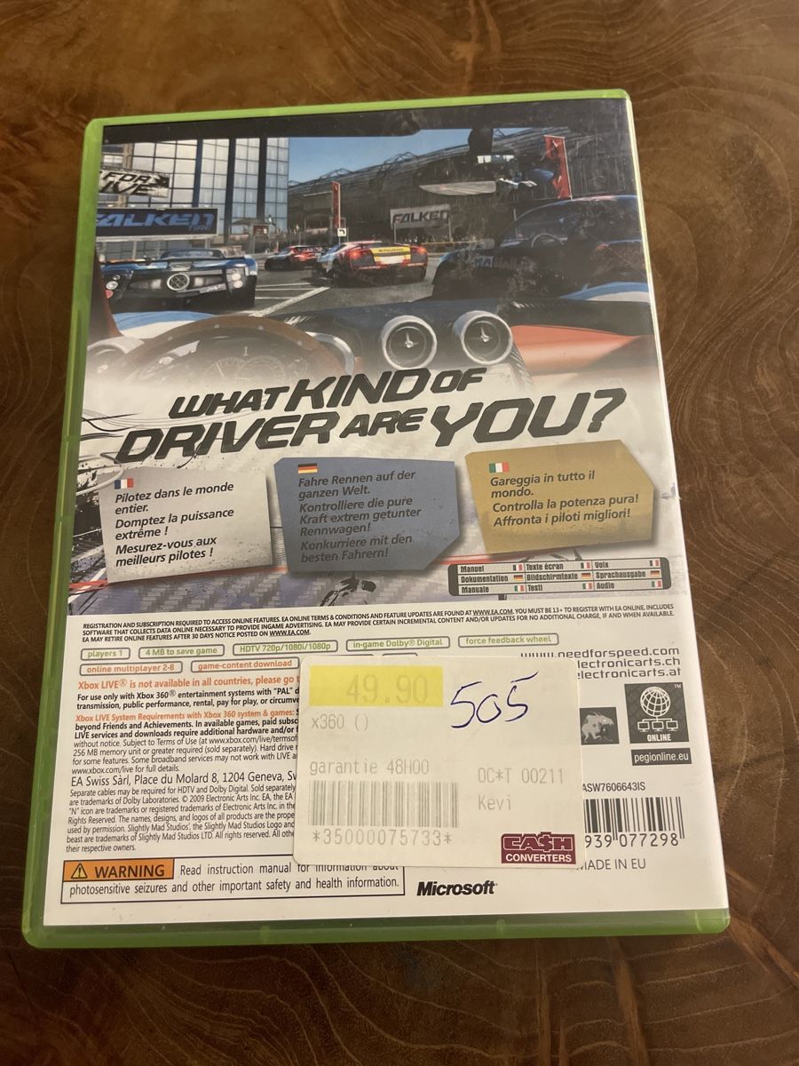 Giochi: Need for Speed Shift - XBOX 360 – Nuovo (secondo la descrizione) da Renens VD venduto da fra_2rxn 1