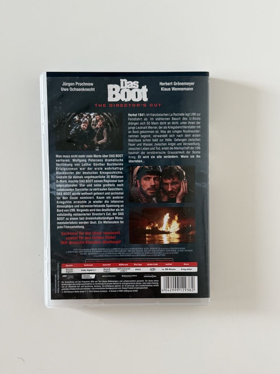 Alle DVDs: Das Boot (1981) Directors cut, DVD – Gebraucht aus Couvet von Aura_aura 2