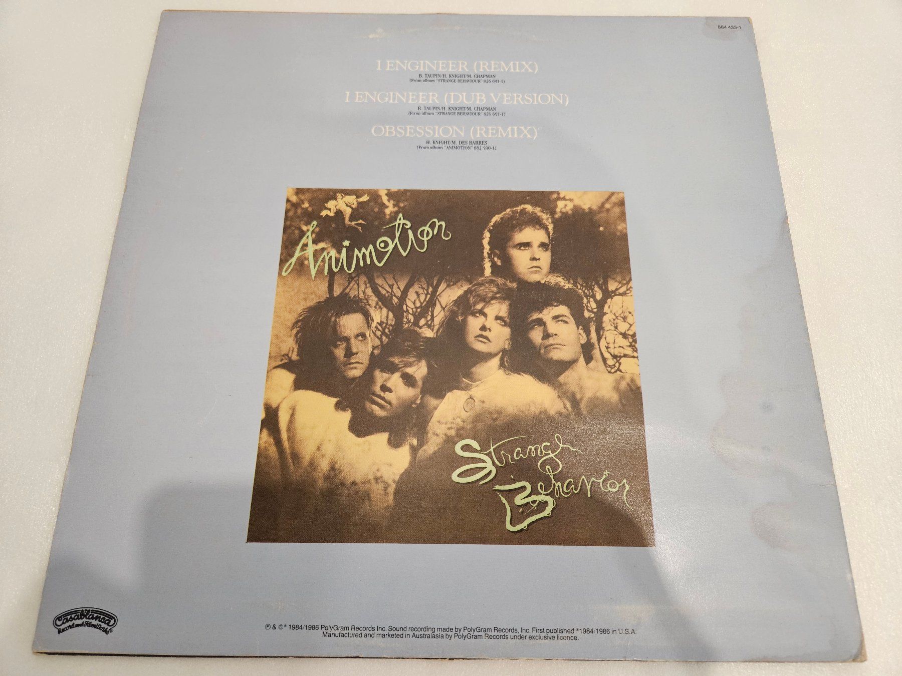 Dischi in vinile: Animotion – I Engineer (Maxi, Synth-pop) – Usato da Uster venduto da Vinyl-Leidenschaft 1