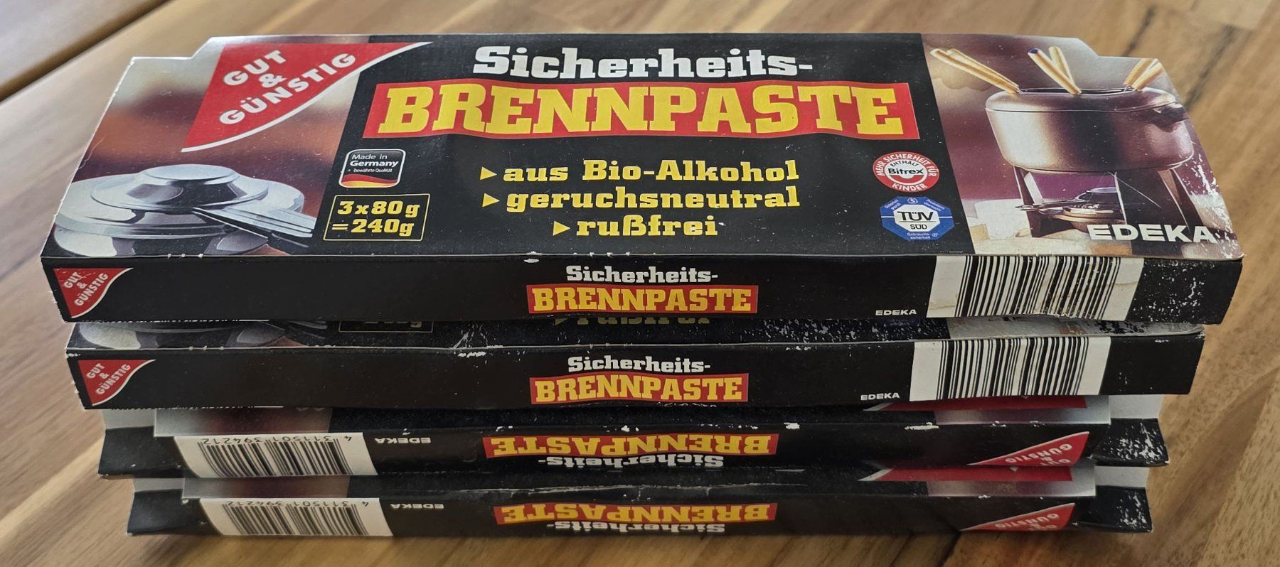 Küchengeräte: Sicherheits-BRENNPASTE für Rechaud – Neu und originalverpackt aus Bischofszell von Birel34