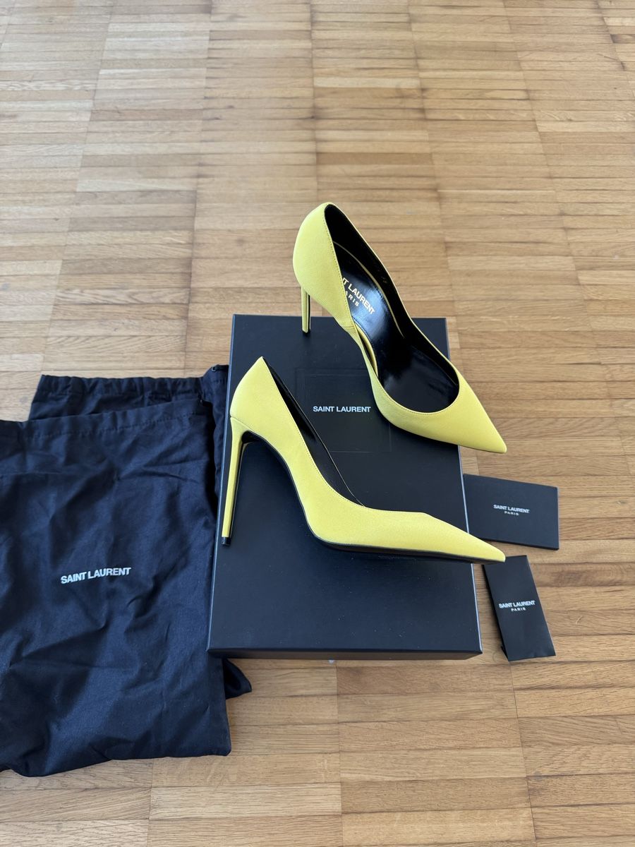 Saint Laurent Scarpe da donna: YSL Pumps silk Gr.38 / 10cm höher Absatz – Nuovo e nell'imballaggio originale da Pfäffikon SZ venduto da EMMA0111 1