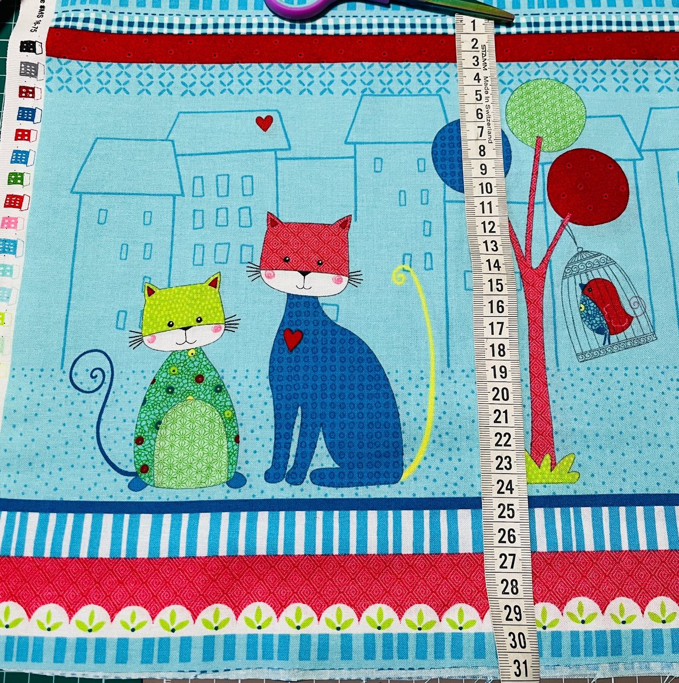Tessuti: Patchworkstoff  Set mit Katze – Nuovo (secondo la descrizione) da Seuzach venduto da KreativmitStoff 3