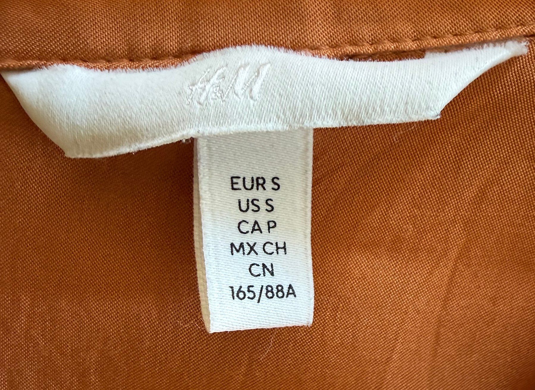H&M Blusen: Kurzarmbluse H&M, orange – Gebraucht aus Zäziwil von kreative-ideen 2