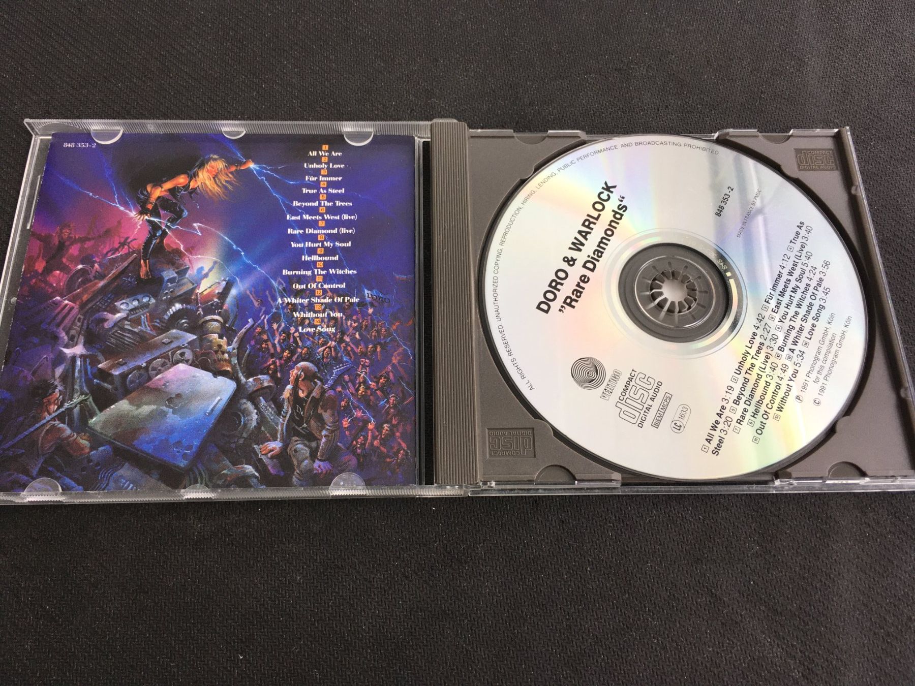 CDs: Doro Warlock - Rare Diamonds -CD- – Gebraucht aus St.Gallen von MedienJoe 1