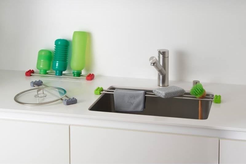 Supporti a parete: Dripline anthrazit 3in1 Lappenhalter etc – Nuovo e nell'imballaggio originale da Wettingen venduto da kochshop 4