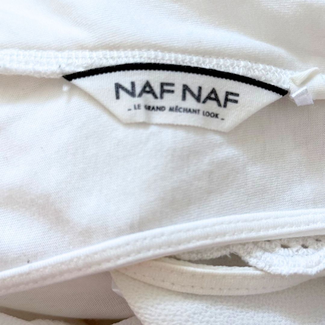 Nafnaf Tops: NAF NAF Top Blanc - Taille XS – Gebraucht aus Vevey von secondlifevevey 3