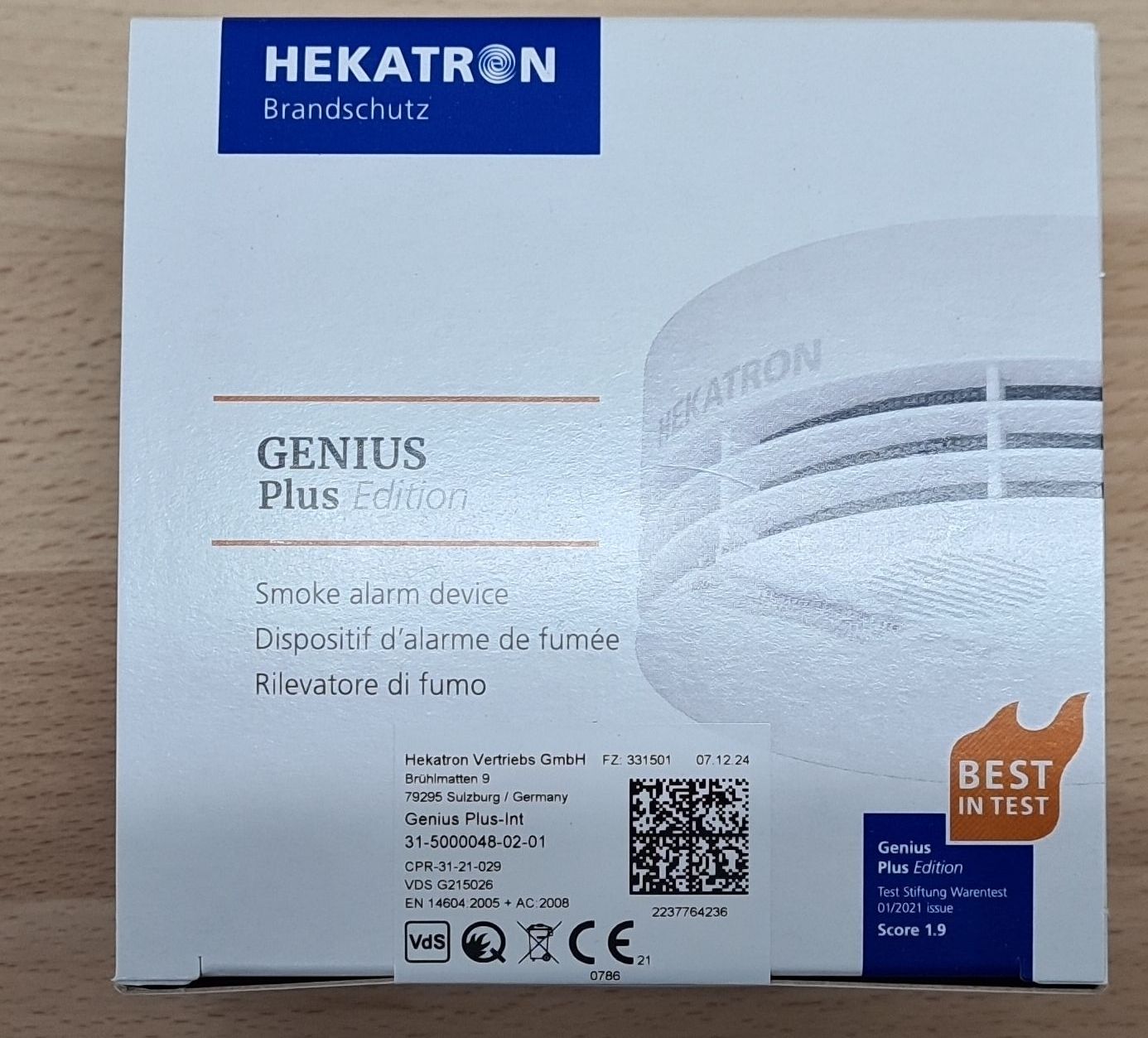 Sistemi d'allarme: 3x Hekatron Genius Plus Rauchmelder - Neu – Nuovo e nell'imballaggio originale da Pfäffikon ZH venduto da Sth1511 1