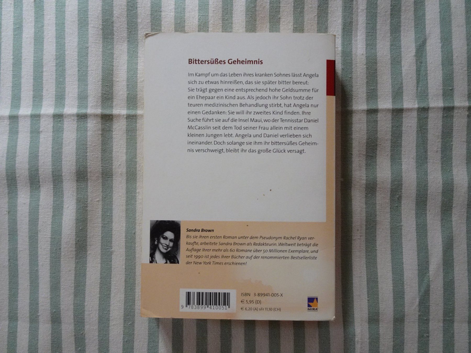 Libri: Sandra Brown - Bittersüsses Geheimnis - B550 – Usato da Küssnacht am Rigi venduto da Bookslove-Divers 1