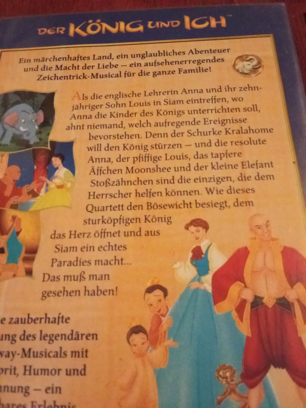 Tutti i VHS: Der König und Ich Warner VHS 16842 – Usato da Remetschwil venduto da Hofiii 5