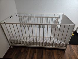 Babybett 70x140cm mit Matratze