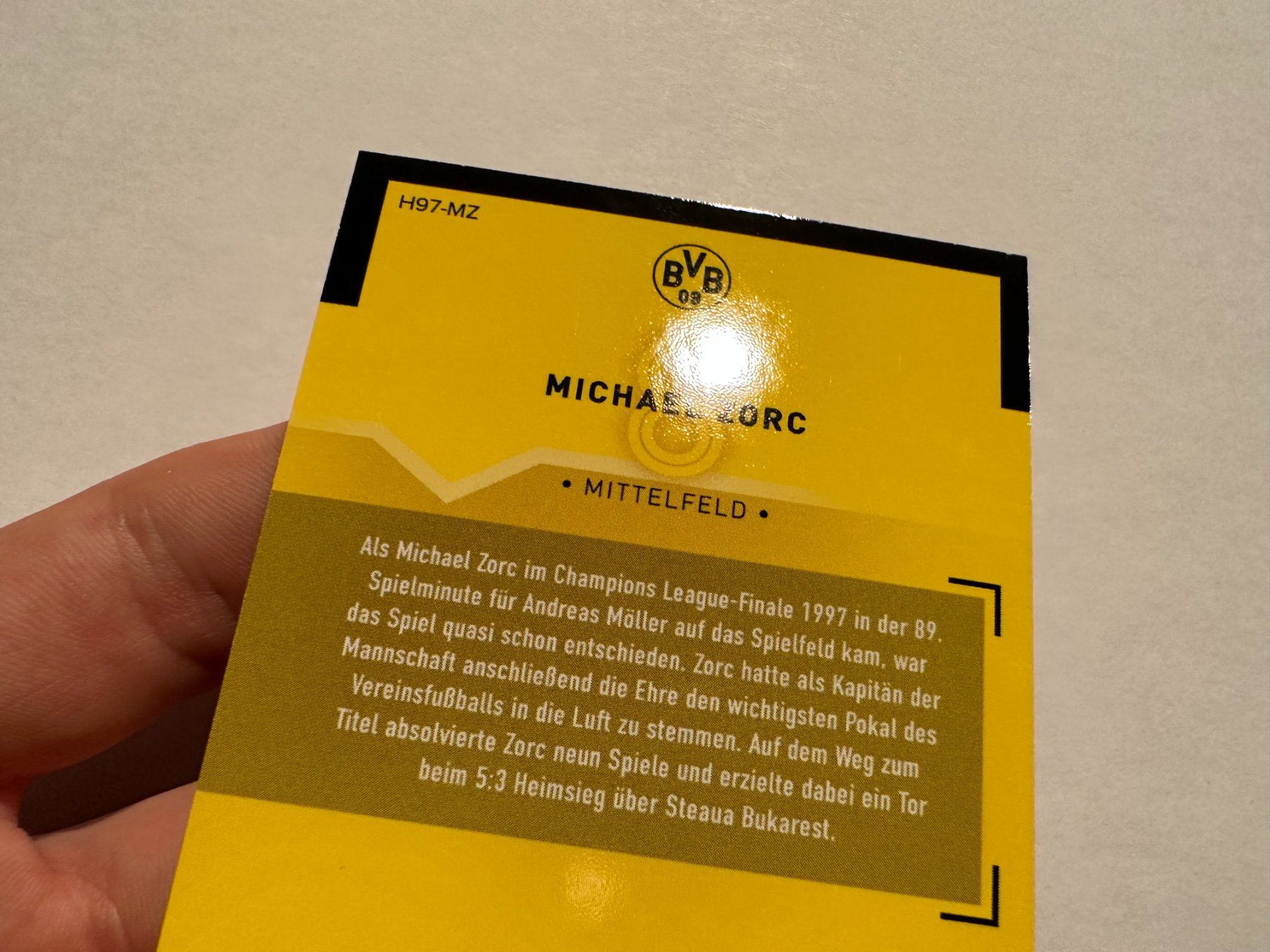 Panini Carte collezionabili: 2022 Topps BVB Set Michael Zorc /50 – Usato da Hagendorn venduto da Pokecollectorch 5
