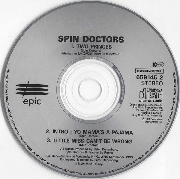CDs: Spin Doctors - Two Princes – Gebraucht aus Zürich von Raz88 1