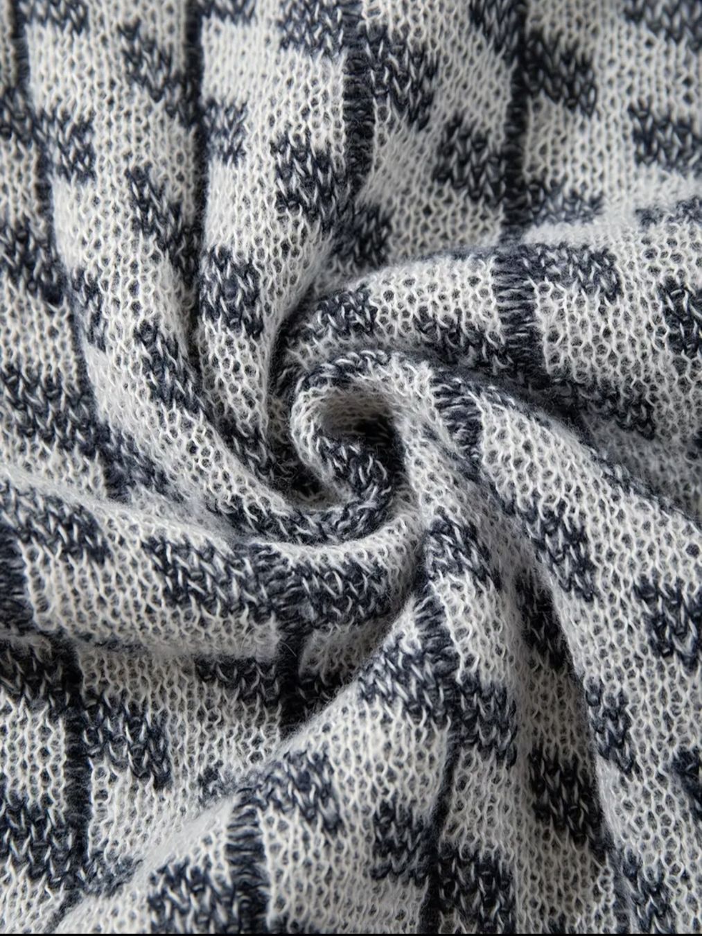 Maglioni & Felpe: Geometric Pattern Knit Sweater Grey White Size M Good Condit – Nuovo (secondo la descrizione) da Fribourg venduto da mar_7g8n 4