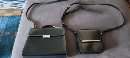 Schwarzes Handtaschen Set - zeitlose Klassiker👜👜