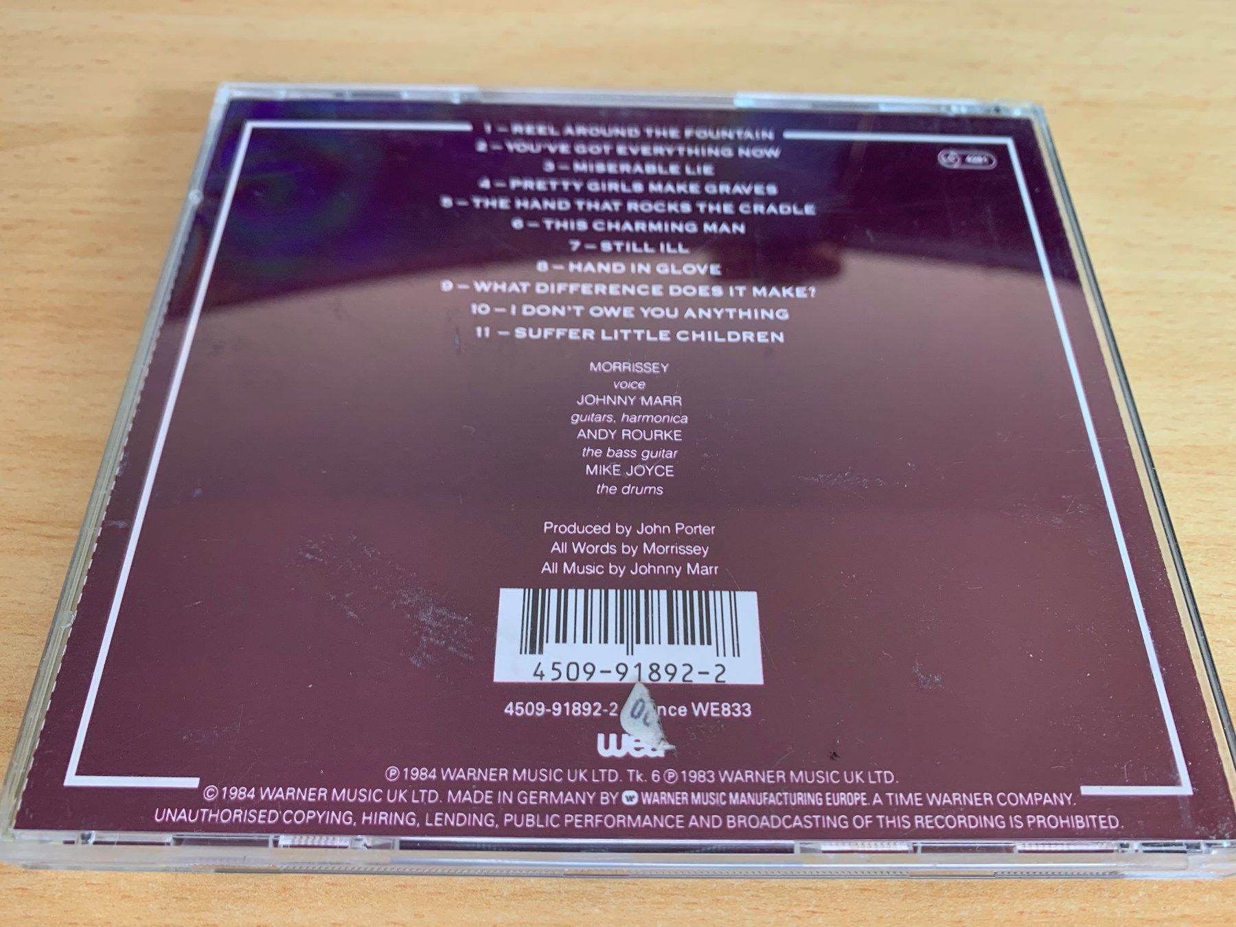 CD: The Smiths – The Smiths – Usato da Rikon im Tösstal venduto da Alpenmutz 1