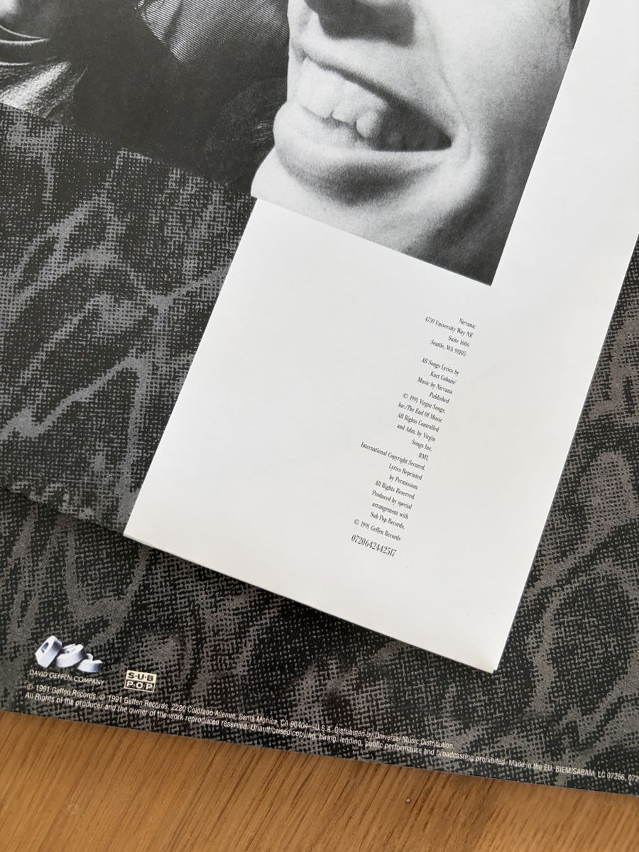 Schallplatten: Nirvana Nevermind LP Vinyl Platte – Neu (gemäss Beschreibung) aus Otelfingen von MLaemmli 6