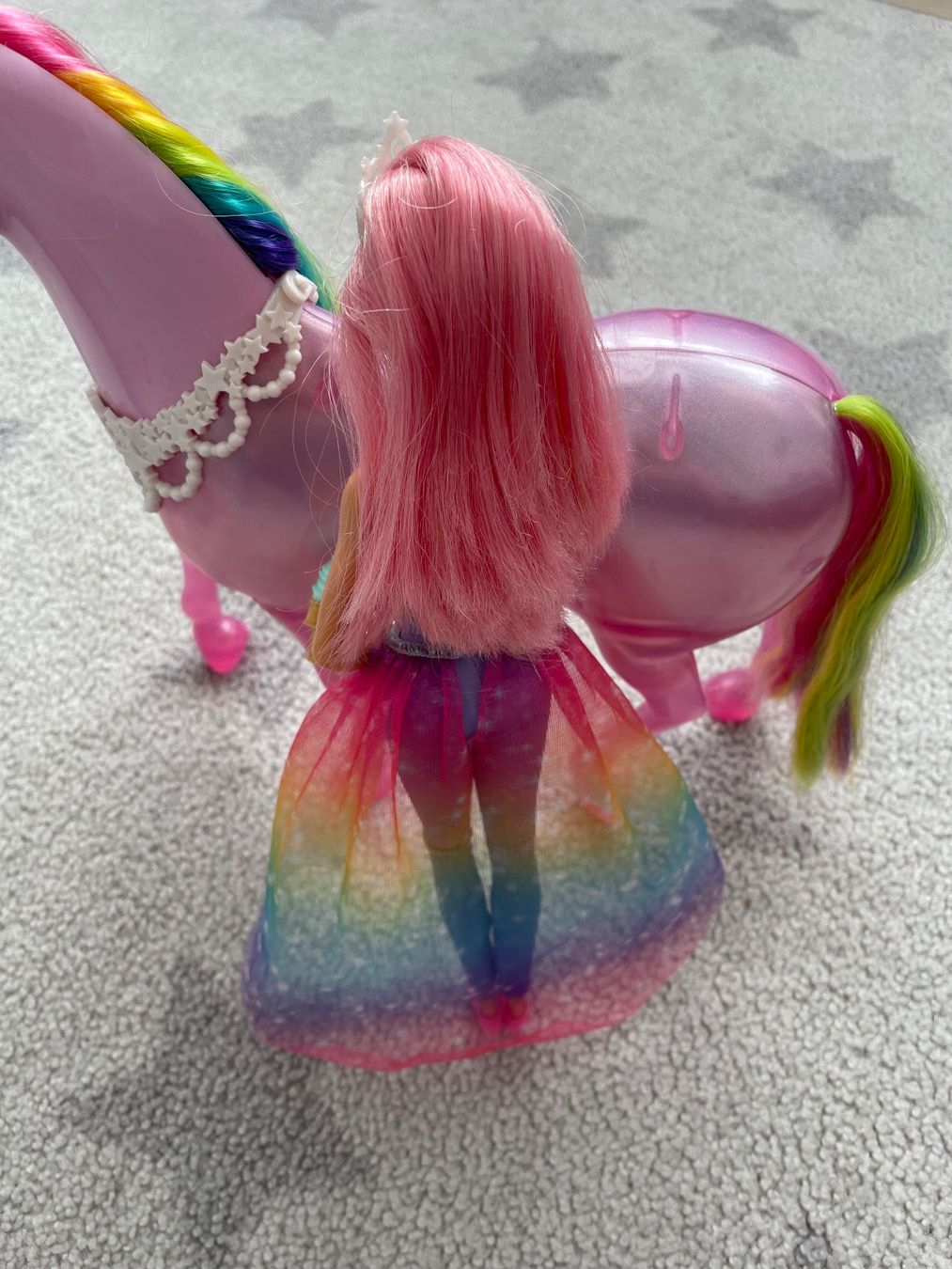 Puppen: Barbie Dreamtopia Prinzessinnen mit Pferd – Gebraucht aus Baar von Chrila3 1