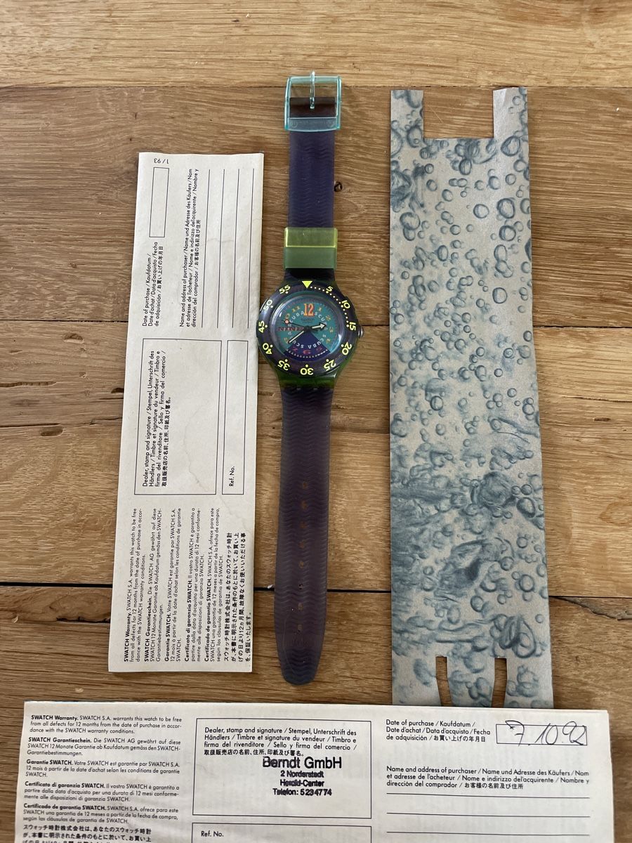 Swatch Orologi: Swatch SCUBA 200 – Usato da Winterthur venduto da cheerio97 5