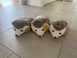 3 Kinder Igel-Kuscheldecken / Kissen – neu und  mit Etikett.