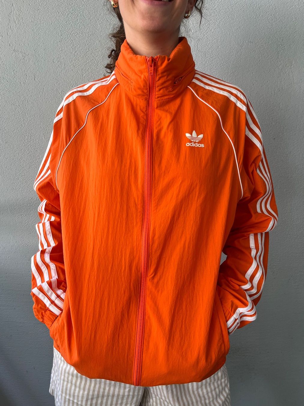 Adidas Jacken: Orange Adidas Windjacke S – Gebraucht aus Zürich von giu_j77x