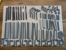 Lego Technik graue runde Lochbalken 42070