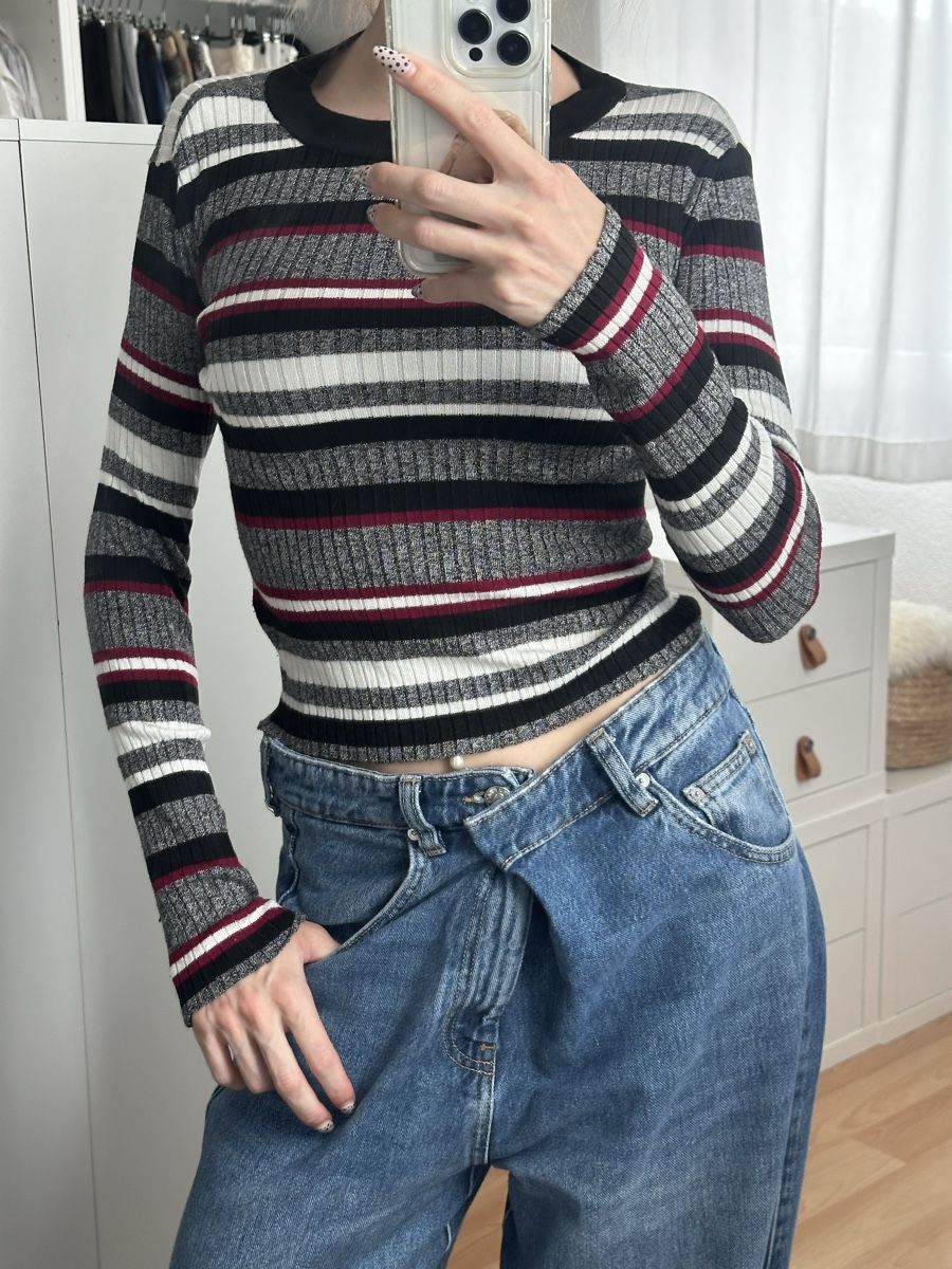 H&M Tops: Damen Pullover gestreift Grösse XS H&M  – Gebraucht aus Frauenfeld von vanyllua