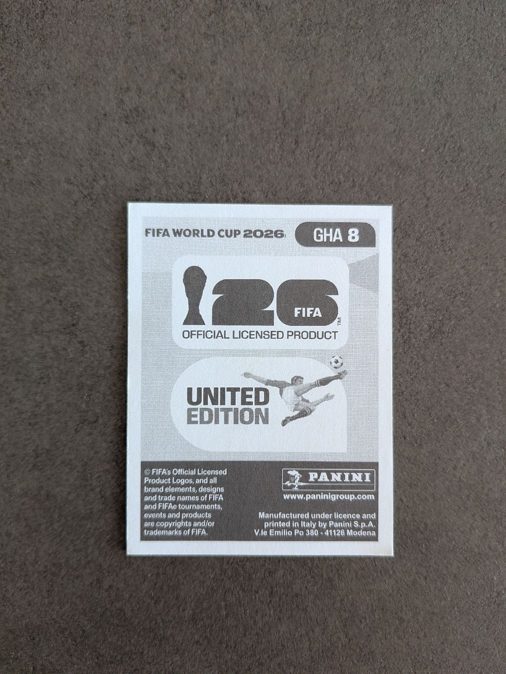 Panini Cartes à collectionner: Panini Bild GHA 8 – D'occasion à Eschenbach SG par SanFranciscoCalifornia 1