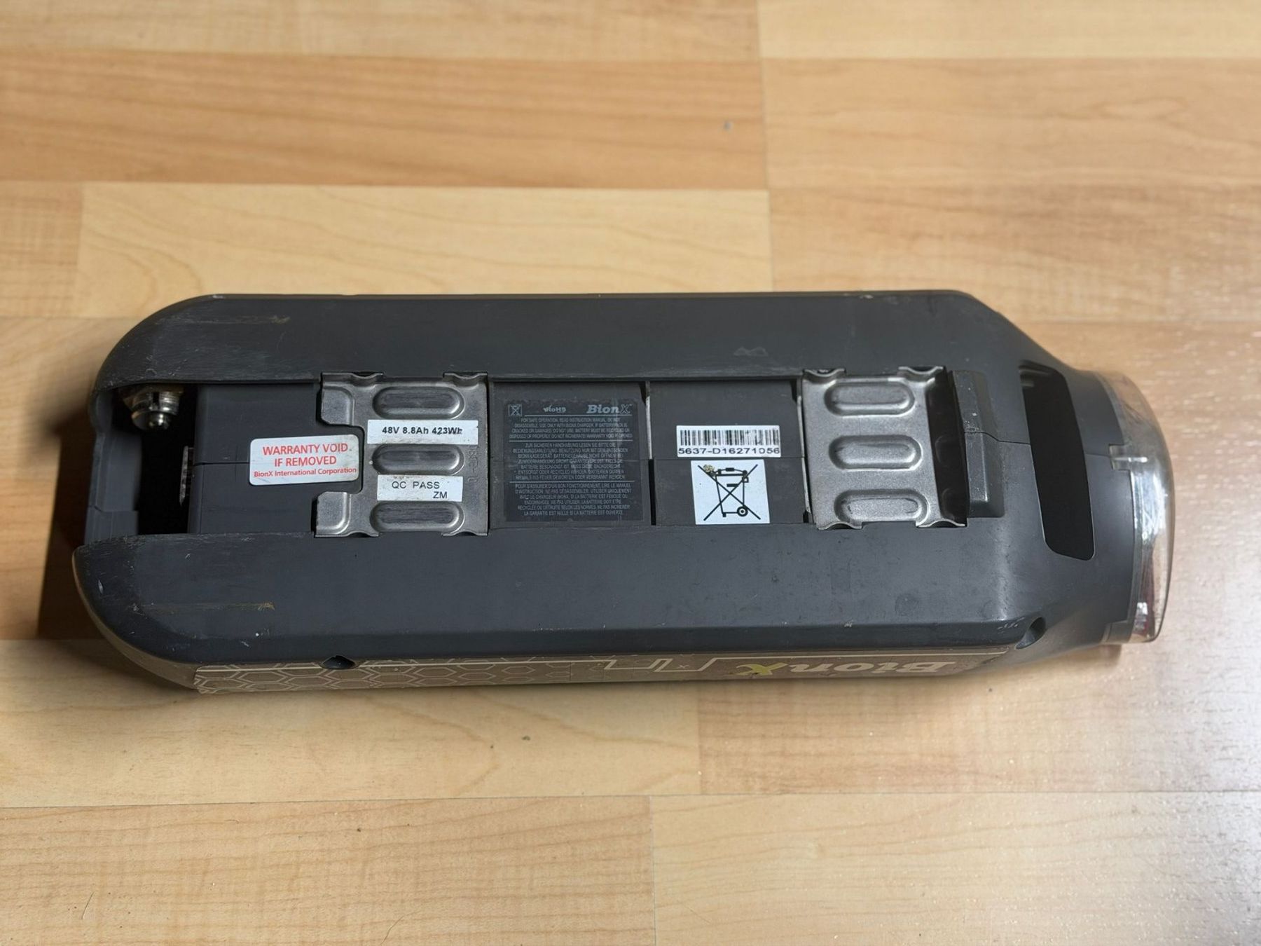 Bionx Batterie: BionX 48V gepäckträger Akku – Usato da Aristau venduto da SwissVolts_Akkus 1