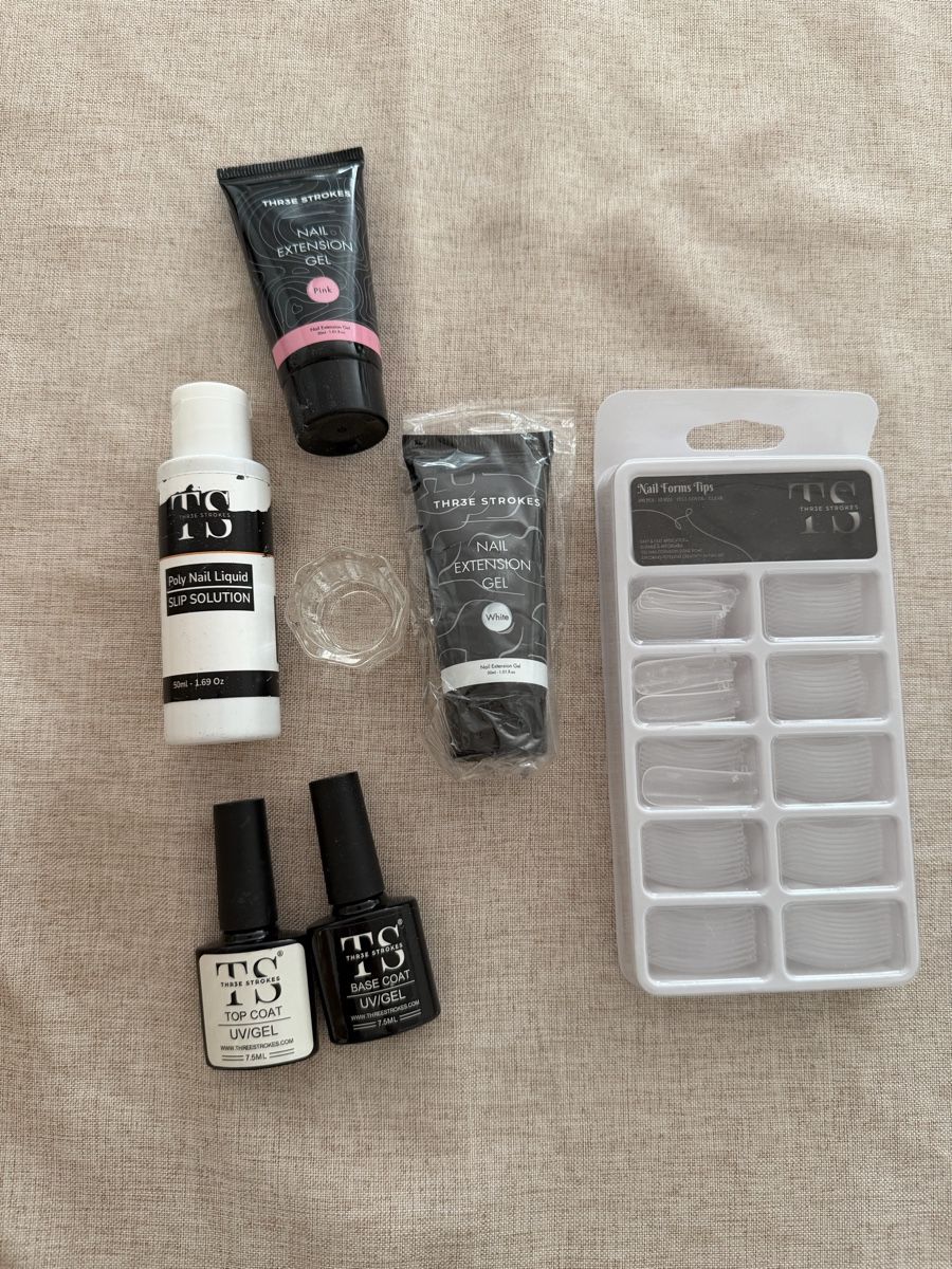 Smalto per unghie: Three Strokes Nail Extension Gel Kit – Nuovo (secondo la descrizione) da Bern venduto da thi_857v