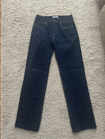 Trendige Jeans mit Streifen, Grösse 38