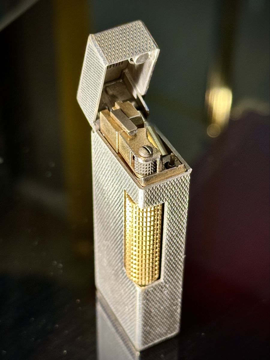 Dunhill Feuerzeuge: Dunhill Rollagas Silver & Gold – Gebraucht aus Zürich von RatsTreasure 9