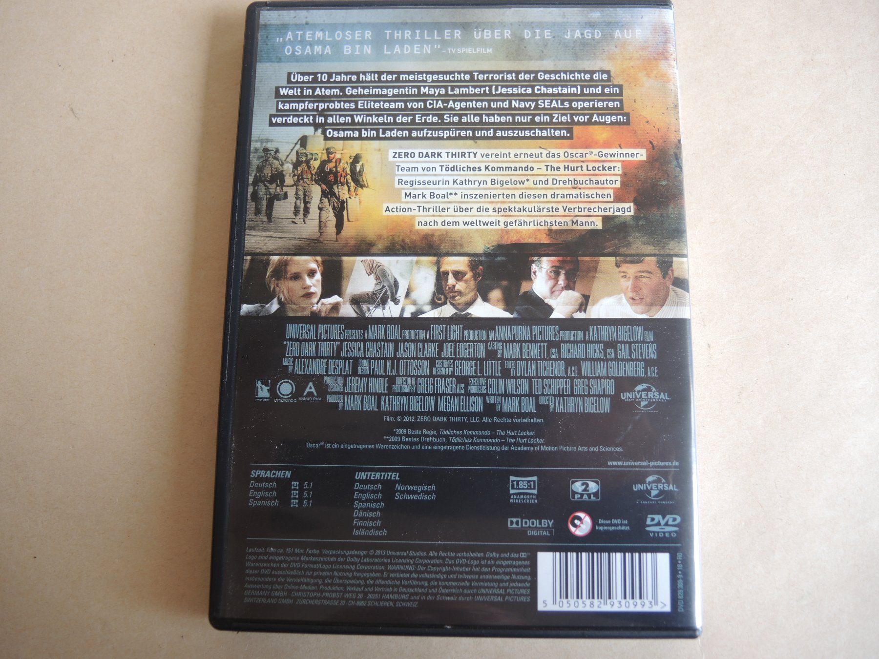 Tutti i DVDs: DVD Zero Dark Thirty – Usato da Rorschach venduto da maeck8 2