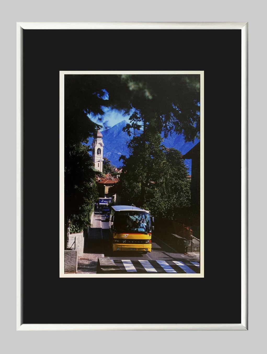 Posters & Illustrations: Menaggio Como St.Moritz Postauto Setra Palm-Express Foto – Neuf (Voir description) à Bern par AWiBe 1