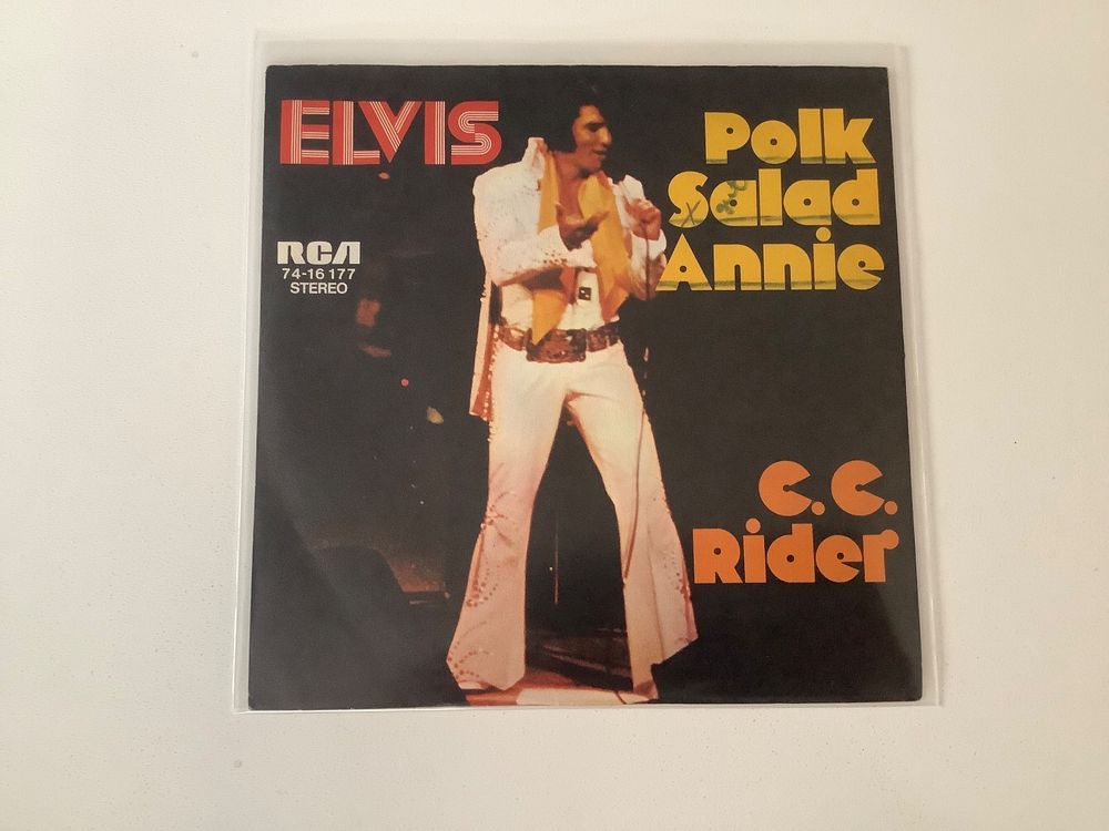 Elvis Presley Single - Polk Salad Annie / C.C. Rider (Gebraucht) in ...