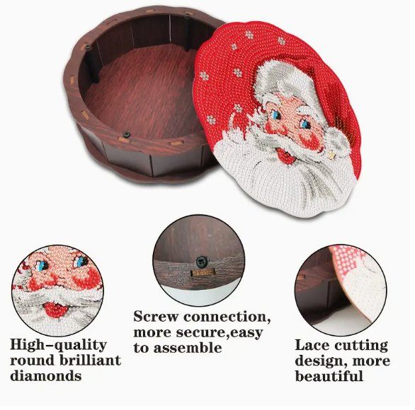 Kit bricolage: Diamond Painting Weihnachtsmann – Nuovo e nell'imballaggio originale da Obergösgen venduto da Diamond-Painting 2