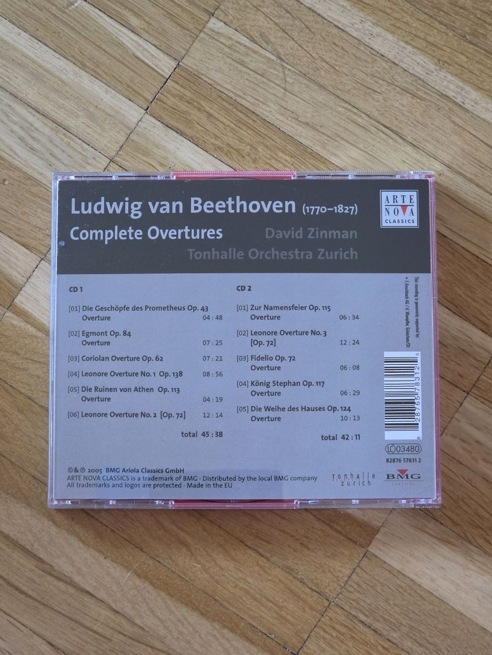 CDs: Doppel-CD: Ludwig van Beethoven Complete Overtures – D'occasion à Aesch BL par immon 1